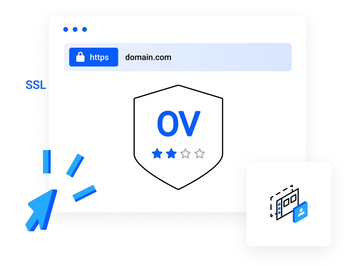 SSL Certificates - Ideal for more sensitive webpages such as login pages