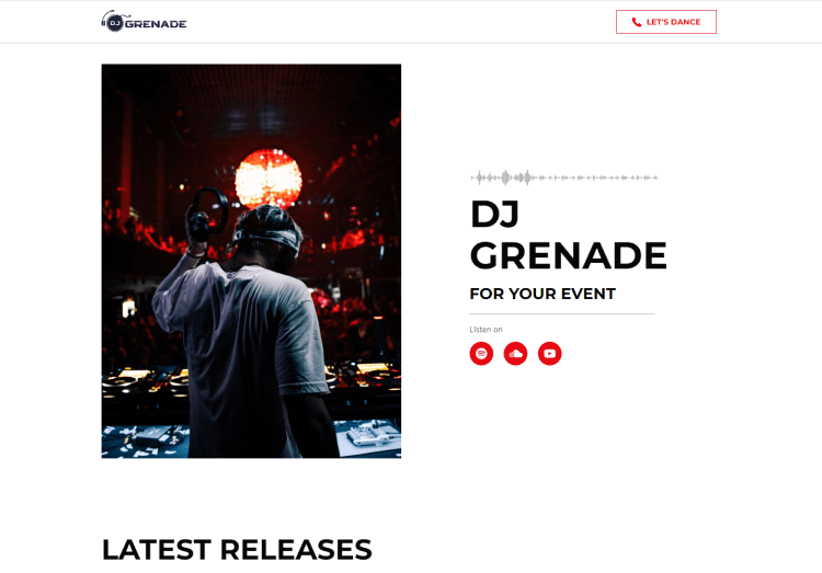 Site Builder - DJ